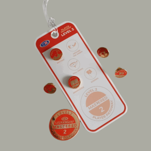 US Kids Golf Player Pathway Level 2 Bag Tag