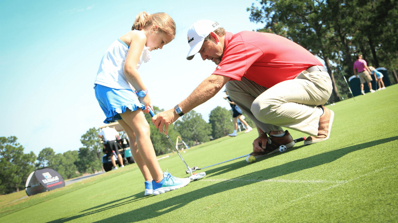 Junior golf coaching with  Darren Game